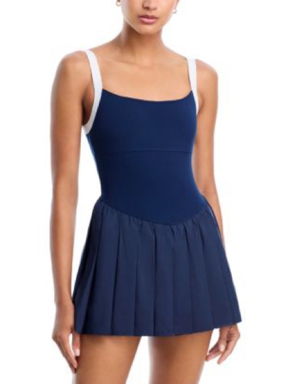 Free People Movement Swing Of Things Color Block Dress Navy